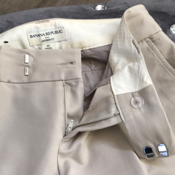 Banana Republic Tan Boot Cut Trousers - Picture 4 of 7